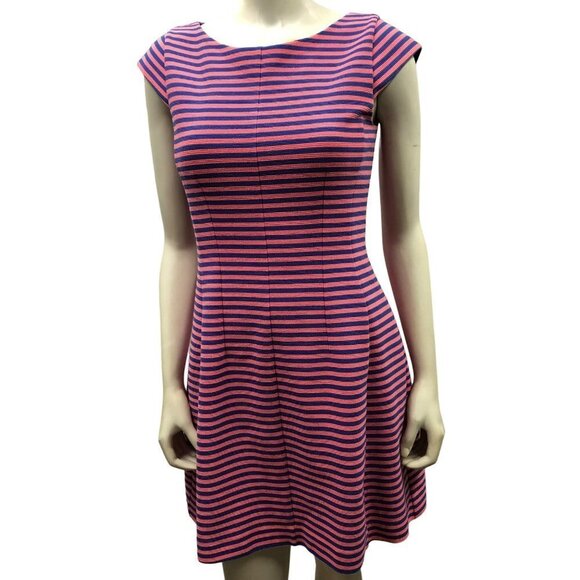 LILLY PULITZER BRIELLE‎ STRIPED CAP SLEEVE DRESS SIZE MD - Picture 3 of 7